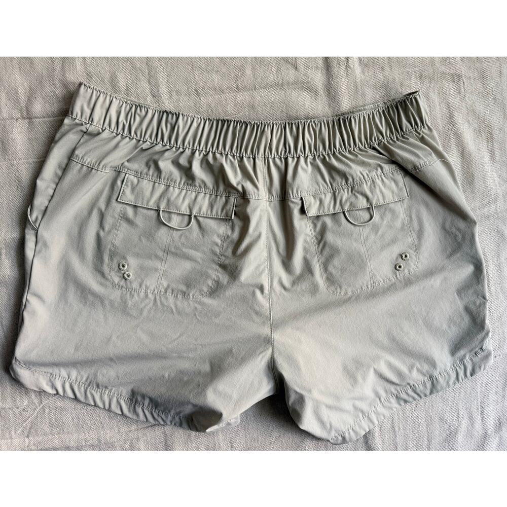 The American Outdoorsman Women’s Hiking Trail Shorts XL Gray Mid Rise Stretch 5” - Picture 2 of 8